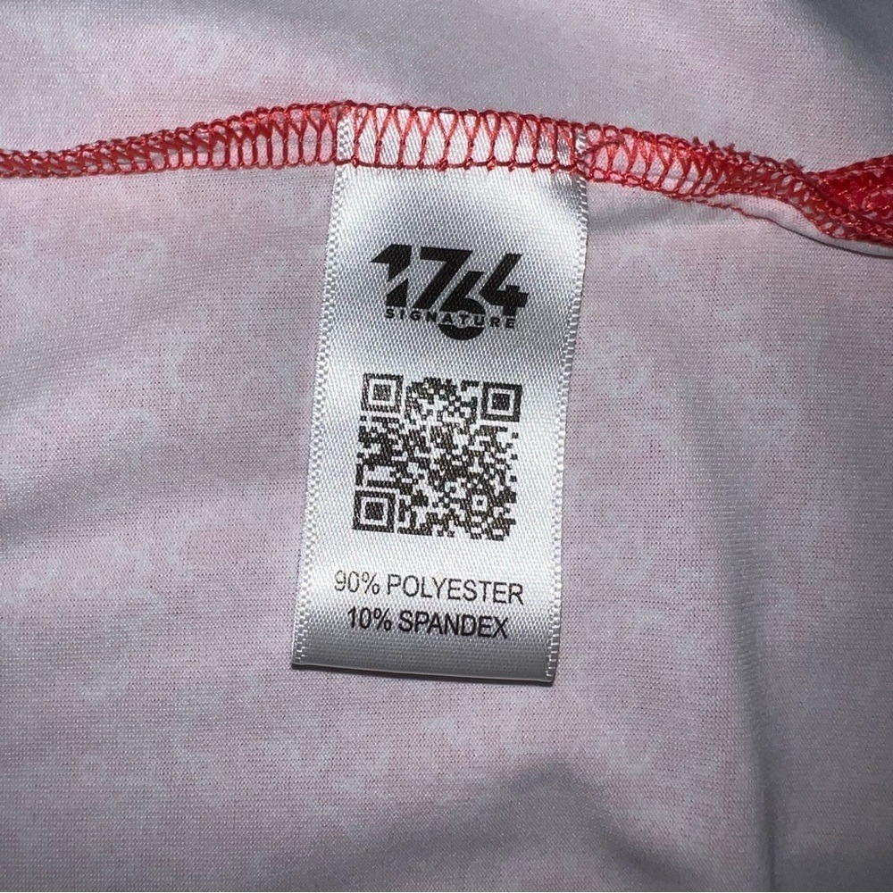 1764 Men's Gear Up Bicycles Red/Hibiscus Golf Polo Shirt - XL - Picture 9 of 10